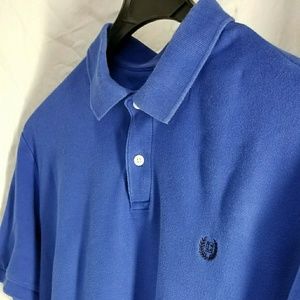 Ralph Lauren Chaps XLG Blue Polo Shirt